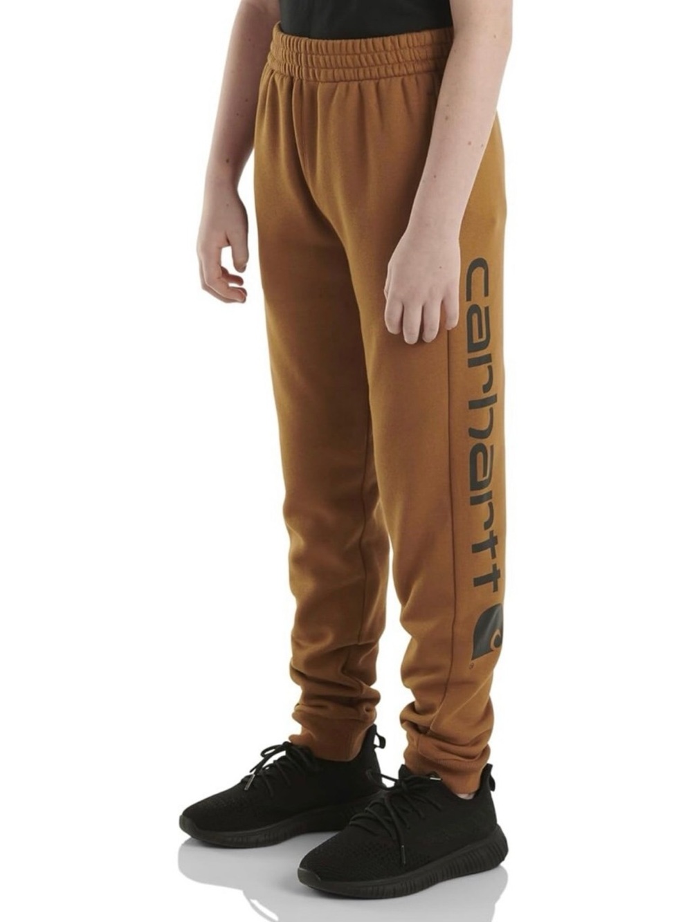 Carhartt Kids' Brown Carhartt Logo Joggers